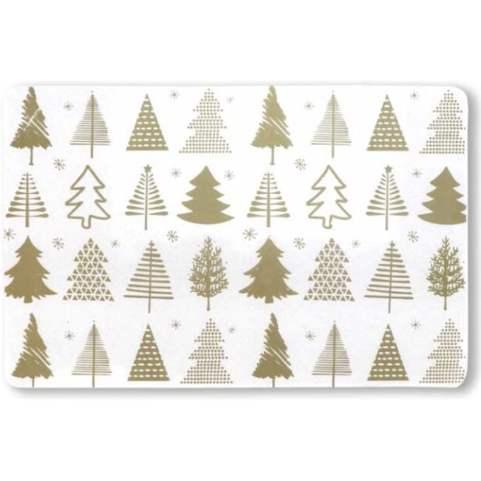 Unique Living placemat xmas tree 30x45cm gold