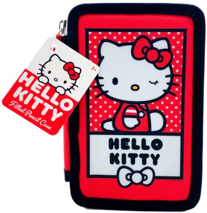Hello Kitty gevulde etui, Etui, Hello Kitty etui, Gevulde etui