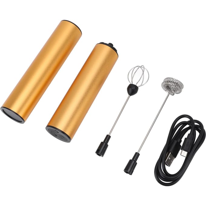 Elektrische Melkopschuimer Professioneel Efficiënt Oplaadbaar Draagbaar Elektrisch Schuimapparaat voor Latte L(for 6.5-9kg) beige