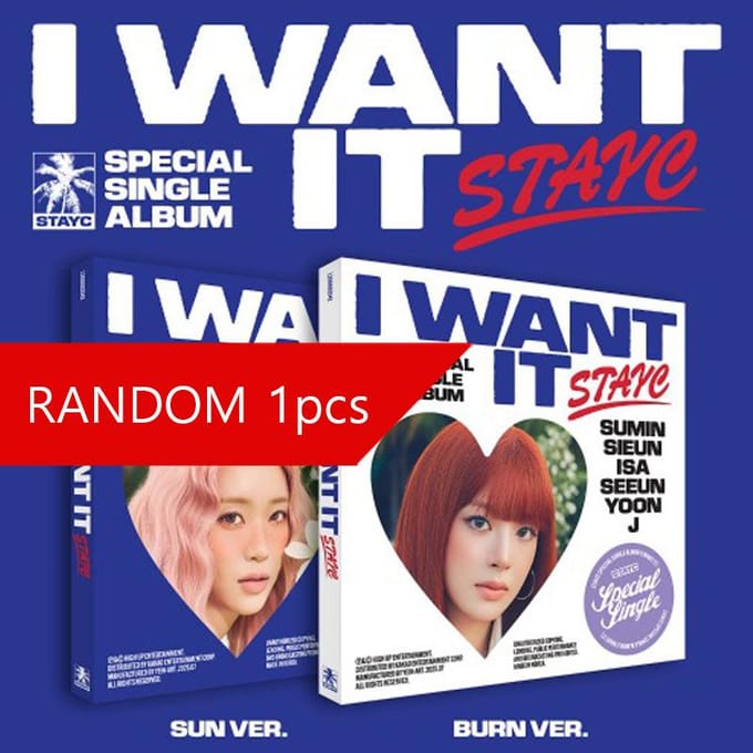 STAYC – I WANT IT (ZON Versie. / BURN Versie) 2 in Set