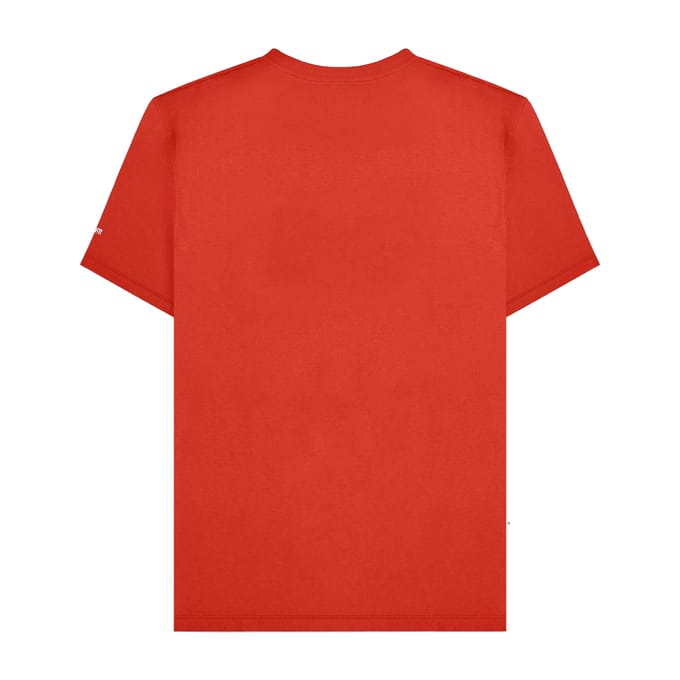 Lambretta Heren SS25 Helm T-Shirt (Rood)