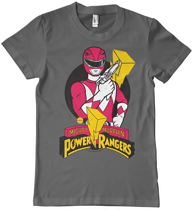 Power Rangers T-shirt met Red Ranger-pose