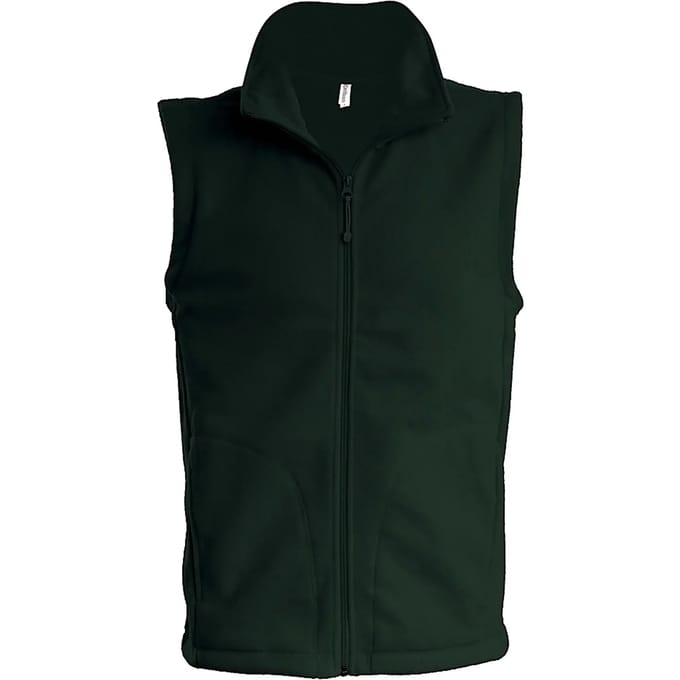 Fleecebodywarmer 'Luca' merk Kariban maat S Forest Green
