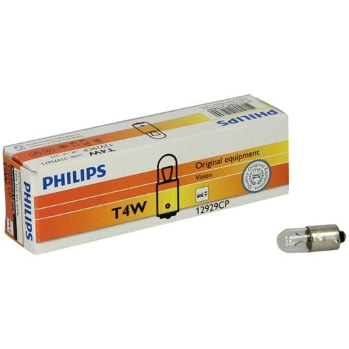 Gloeilamp PHILIPS Vision T4W 12V, 4W, 10 Stuk
