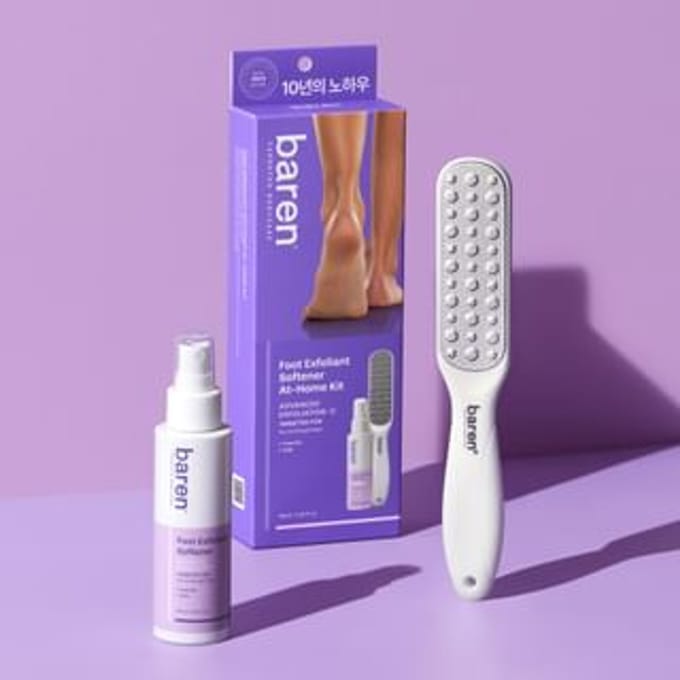 baren Voet Exfoliant Verzachter Thuis Kit (2 opties) Mist 120ml+foot file