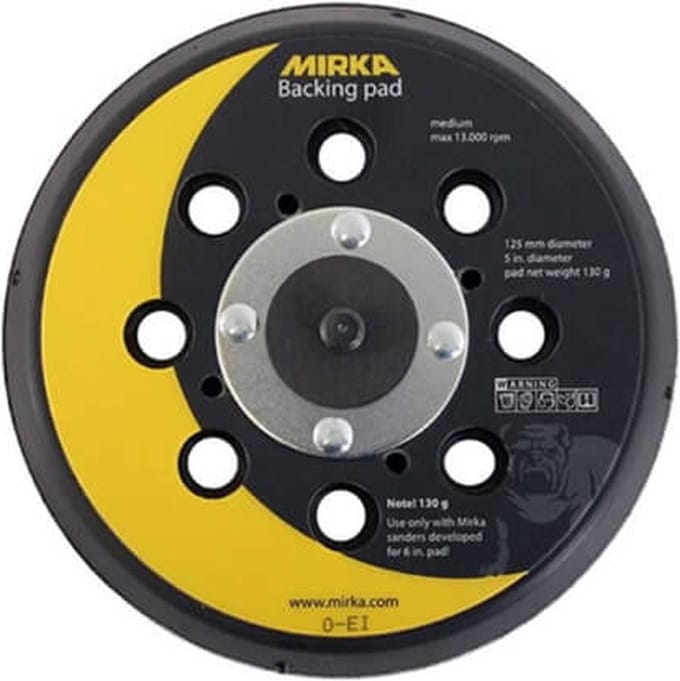 MIRKA DEROS BACKING PLATE 650 550 125MM