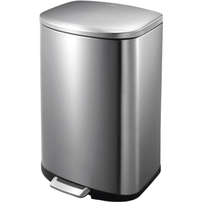 EKO - Della pedaalemmer 50 liter - Stainless steel Plastic - mat RVS - Prullenbak