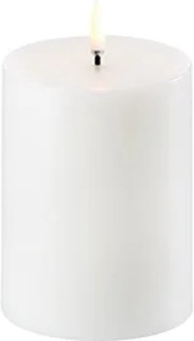 Uyuni LED rustieke kaars - Nordic White - 7,8 cm x 10,1 cm