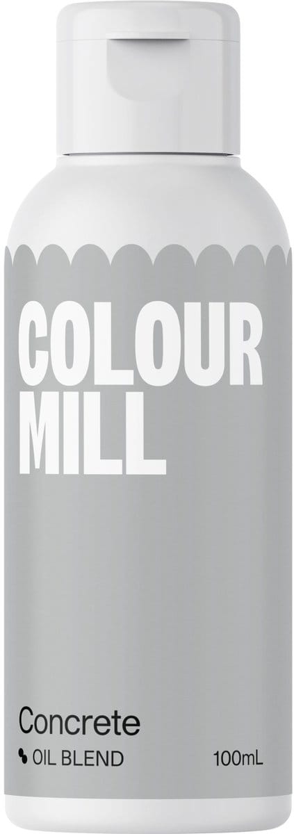 Colour Mill Oil Blend Voedingskleurstof op Oliebasis - Concrete - 100 ml