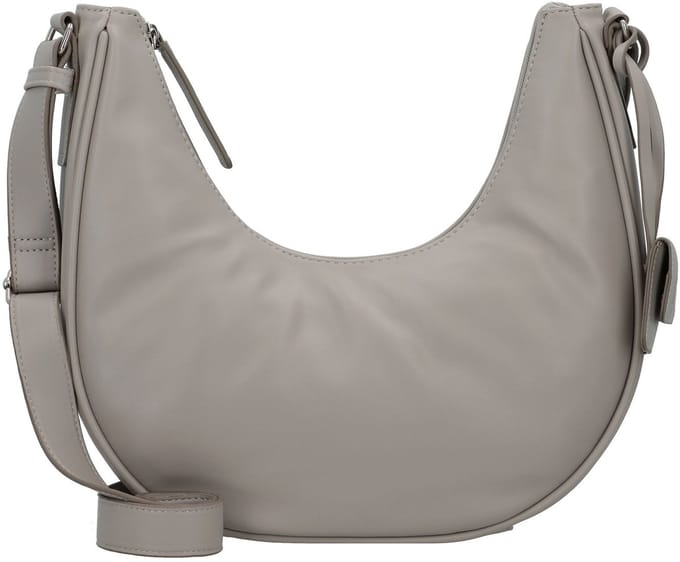 TOM TAILOR Schoudertas Bena Hobo Bag Light Grey Lichtgrijs