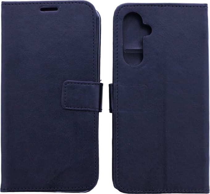 Bookcase Geschikt voor: Samsung Galaxy A16 Zwart - portemonnee hoesje - ZT Accessoires