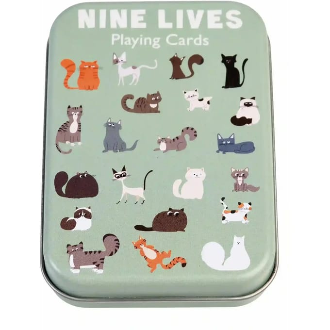 Kaartspellen in een doos Rex London Nine Lives