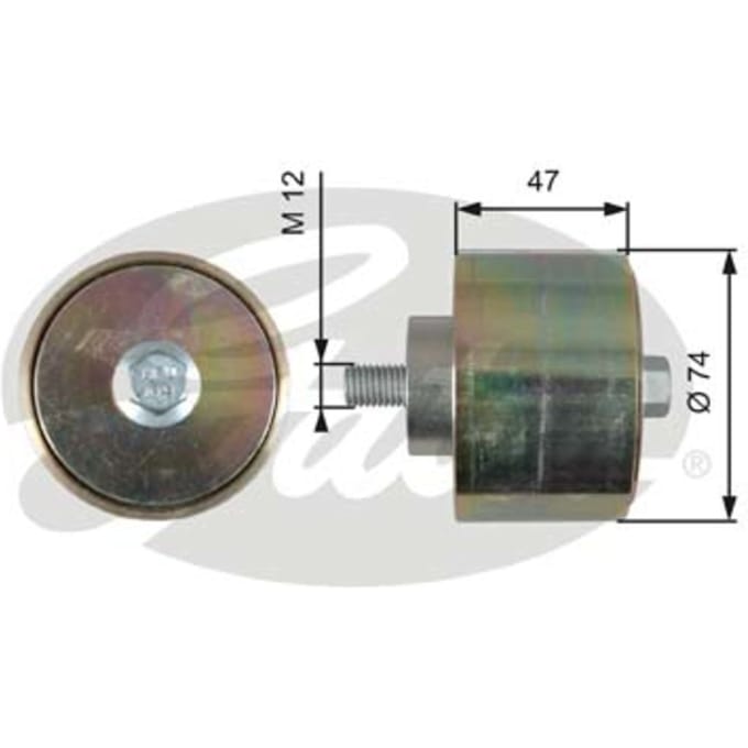 Spanrol/geleiderpoelie, V-riem FleetRunner GATES T36195