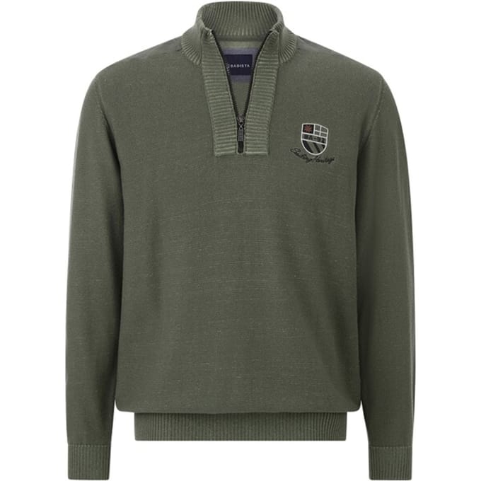 Babista herren Trui - 64/66 - donkergroen - Plus Size