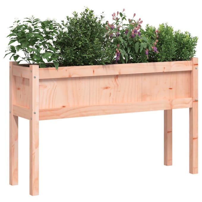 vidaXL - Plantenbakken - met - poten - 2 - st - massief - douglashout