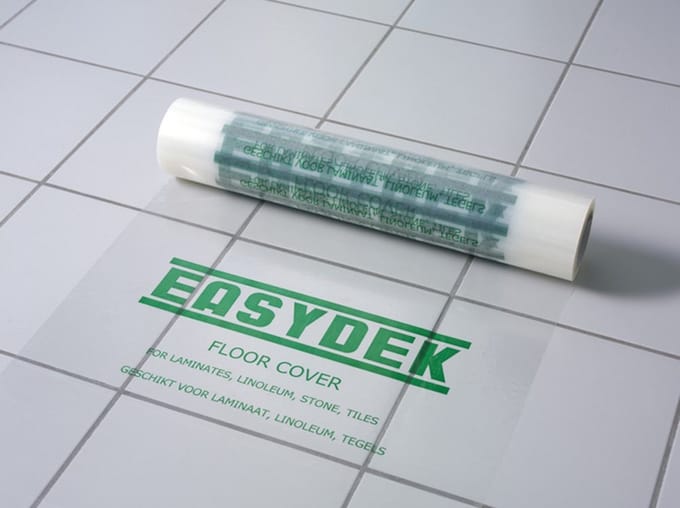 Easydek afdekfolie 900mm x 60m 100mu Transparant