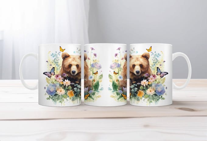 Auqarel koffiemok Beren 5