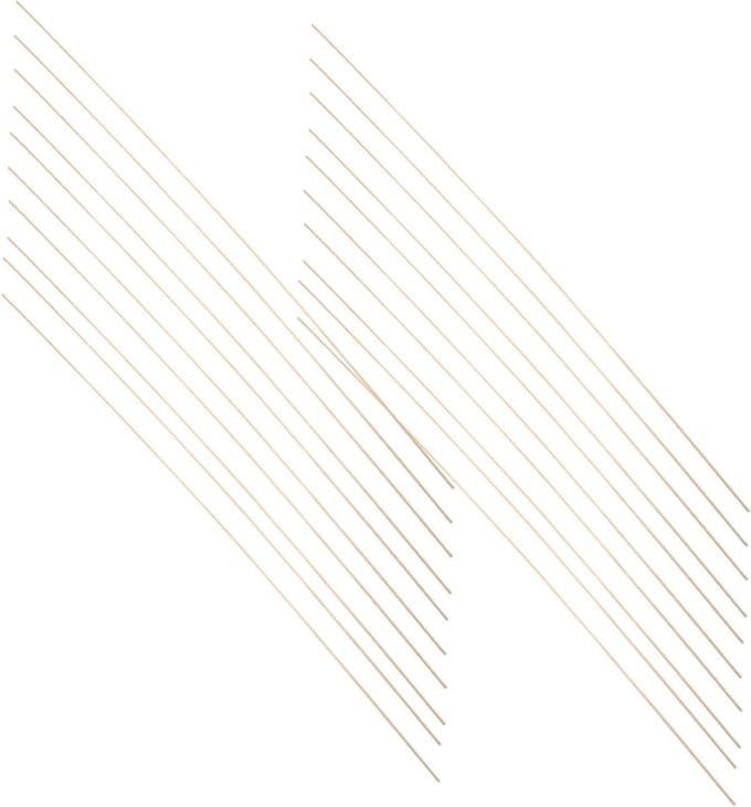 Bamboe Steunstokken - Vlieger Standaard - Vlieger Knutselen - Flexibele Constructie - 20 Stuks - Beige