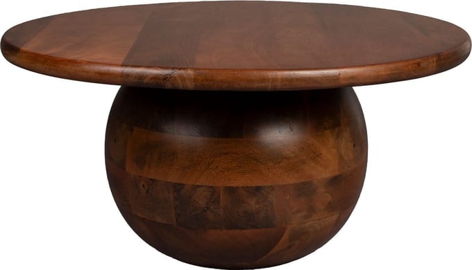 Dutchbone Oblivian Salontafel Rond 70 cm Mangohout - Bruin