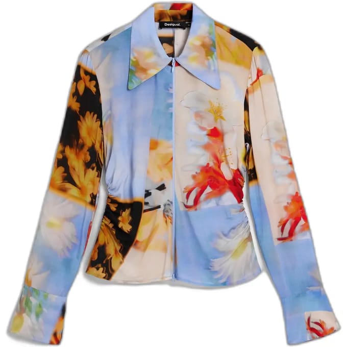 Dameshemd met lange mouwen Desigual Butt