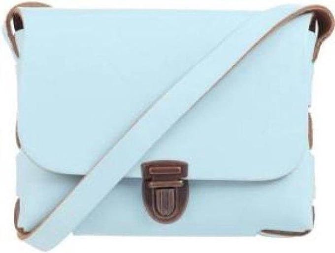 Elvy Bags Gloria Plain Crossbodytas - Lichtblauw