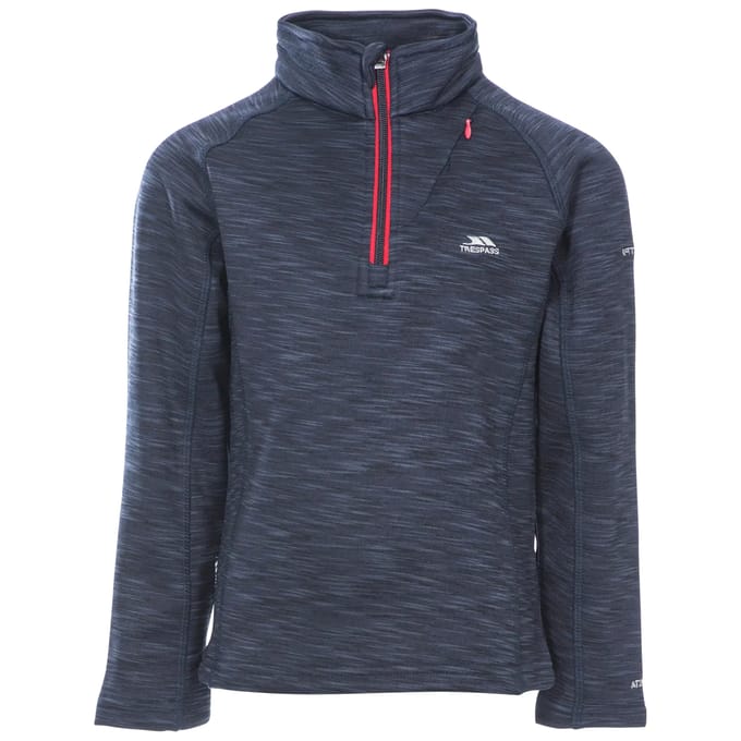 Trespass kinderfleecejas/fleecepullover Edvin - Jongensfleece At200 Navy Marl