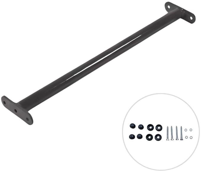 DICE Duikelstang Antraciet 90 cm incl. bevestigingsmateriaal
