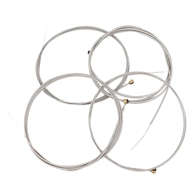 4 Pièces Corde de Basse Électrique Boule d'Extrémité Cordes de Basse en Acier Accessoire d'Instrument pour Remplacement white