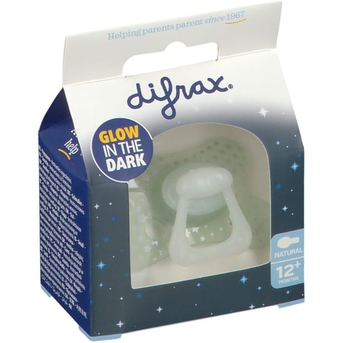Difrax - Natural Speen - 12+ Maanden - Glow in the Dark - 1 stuk