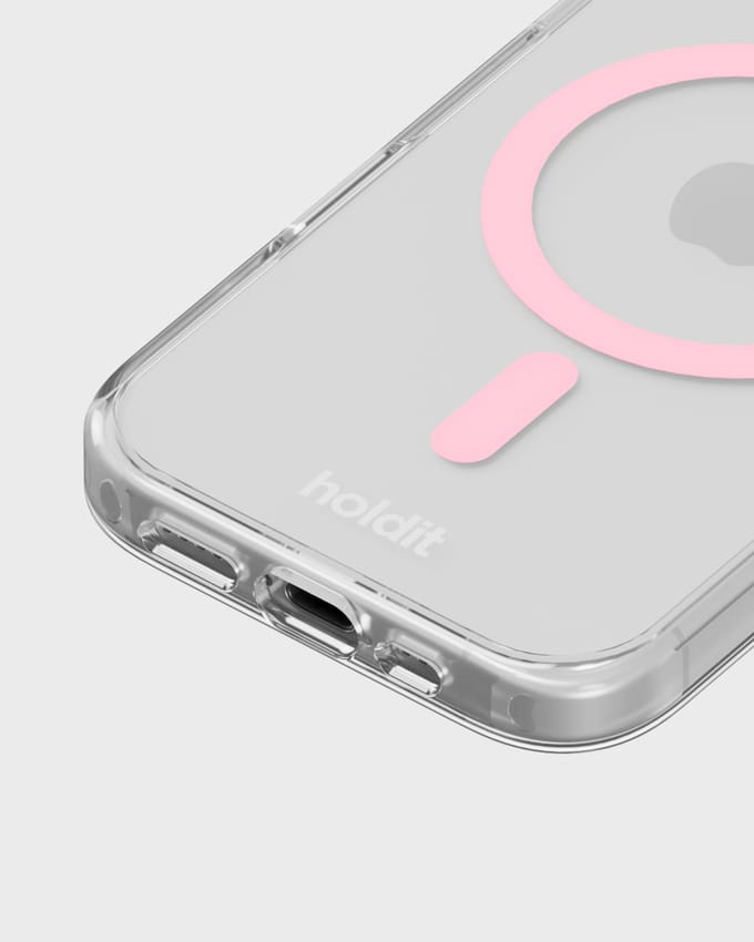 Phone Case Transparent Magsafe Compatible Pink / Transparent iPhone 16 Pro Max