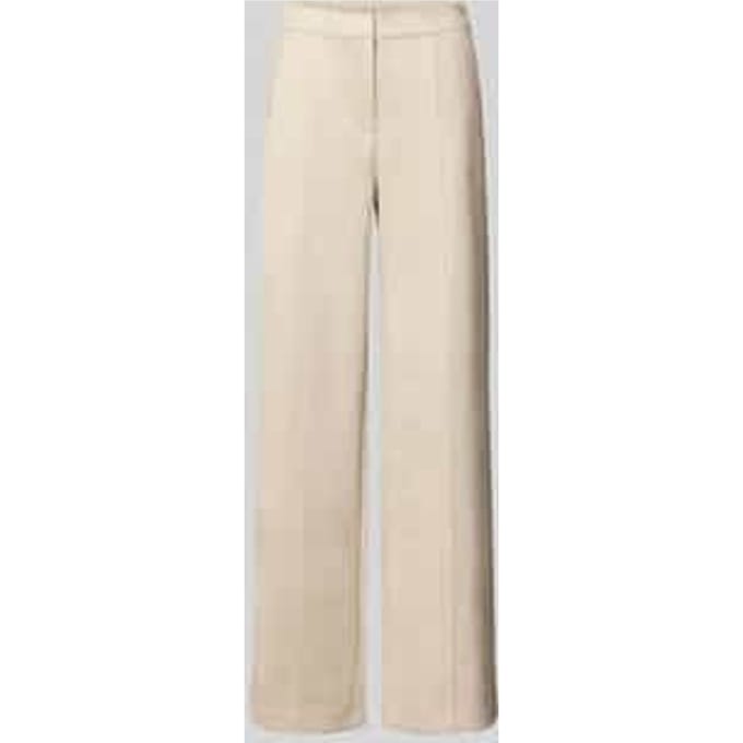 Stoffen broek met bandplooien