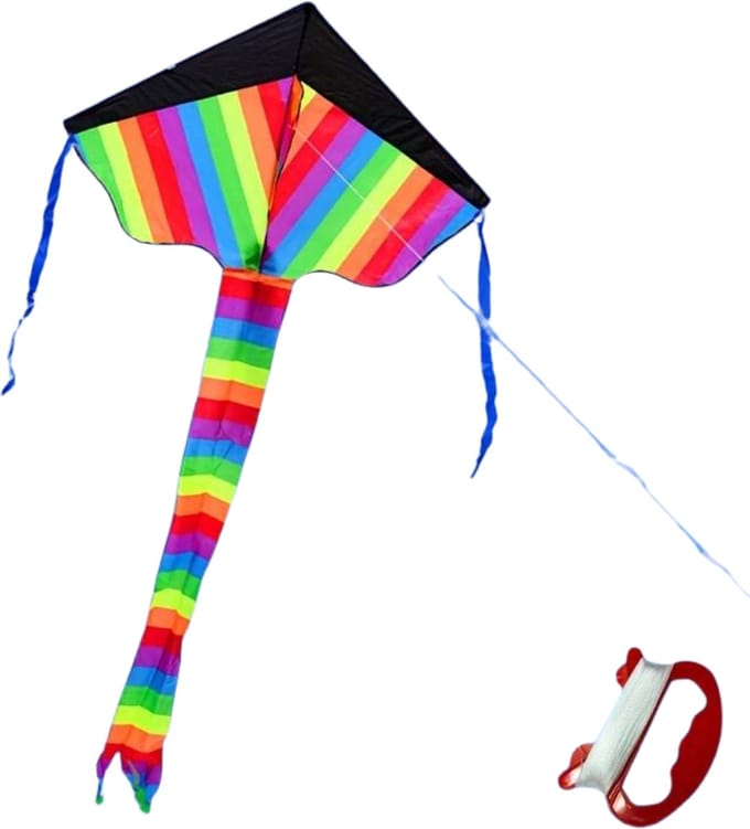 Nivard Vlieger Voor Strand - Kite Vliegers - Kindervlieger - Regenboog