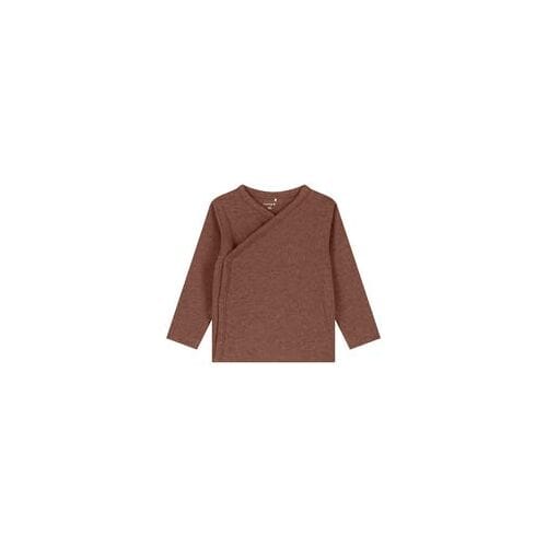 Prénatal newborn overslagshirt Brown 44 unisex