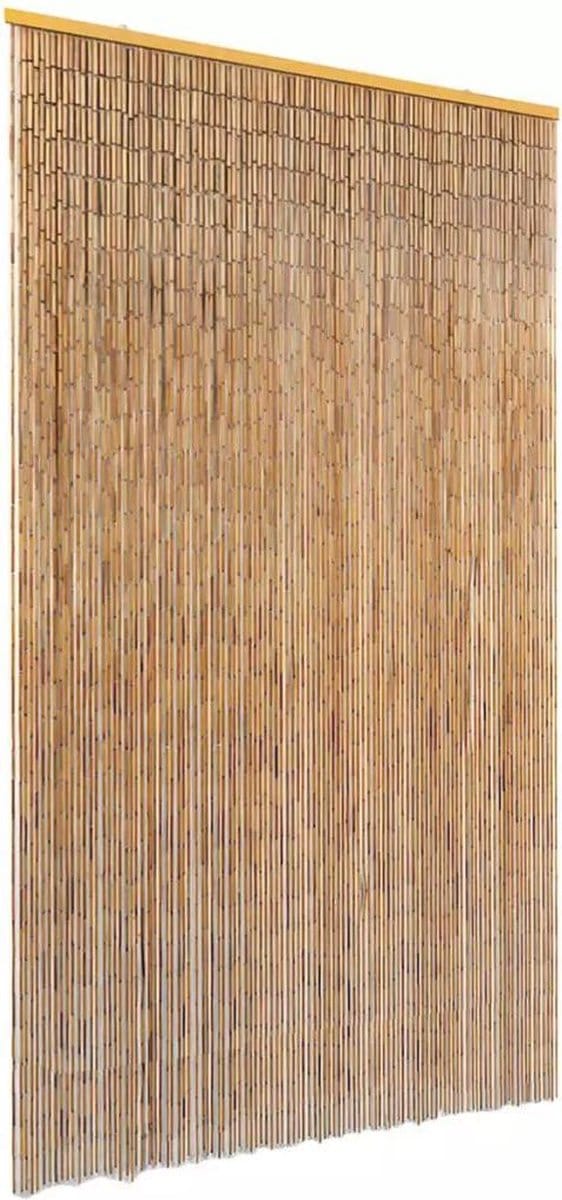 Hip-Wonen.nl - vliegengordijn bamboe - 120x220 cm - deurgordijn