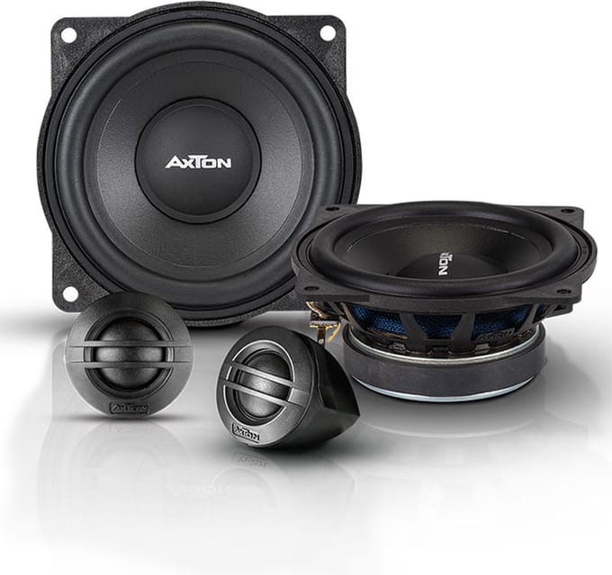 Axton ATC100S - Autospeakers - 10cm luidspreker - 2weg composet - 100 Watt - 100mm speakers