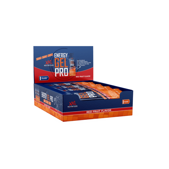 XXL Nutrition - Energy Gel Pro - met Natrium - Red Fruit - 12 x 60ml