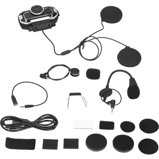 Motor Bluetooth Headset Buiten Automatisch Beantwoorden Luidsprekers Helm Hoofdtelefoon black