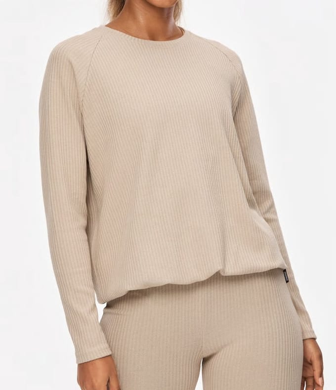 Stronger - Cush Sweater - Sportvest - Dames - Off White Melange - Maat M
