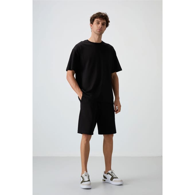 Overmaat T-Shirt en Shorts Set