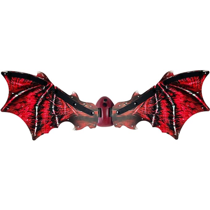 Ailes Costume ailes électriques accessoire pour enfants garçons bricolage assemblage avec effets sonores de lumière LED rouge