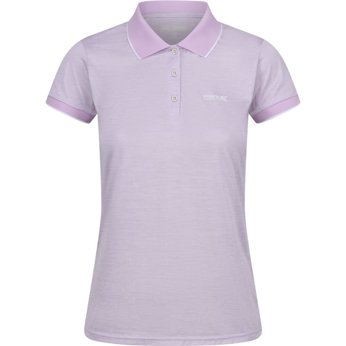 Regatta Dames/dames Remex II Polo Hals T-Shirt (Lila Vorst)