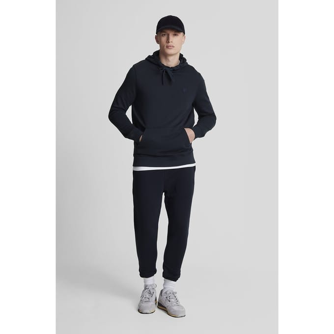 Lyle & Scott Tonal Eagle Pullover Hoodie Dark Navy Größe: XXL | Kaputzenpullis Outlet | Herren | Blau