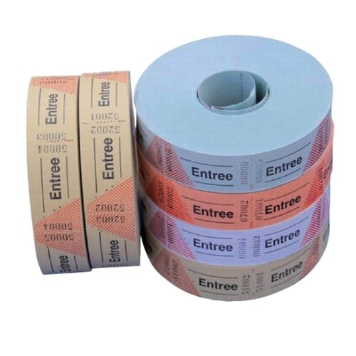 Entreebewijs Combicraft nummering 1-1000 blauw 1000 stuks