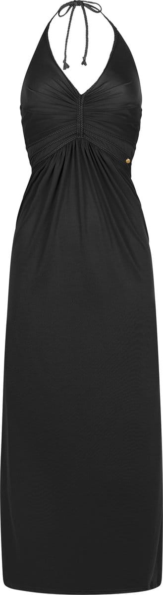Chic by Lirette - Halter jurk Natural - Zwart - L