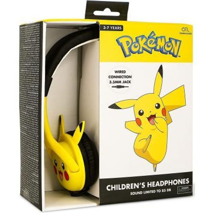 Pokémon - Pikachu - kinderkoptelefoon met volumebegrenzing - verstelbaar - comfortabel