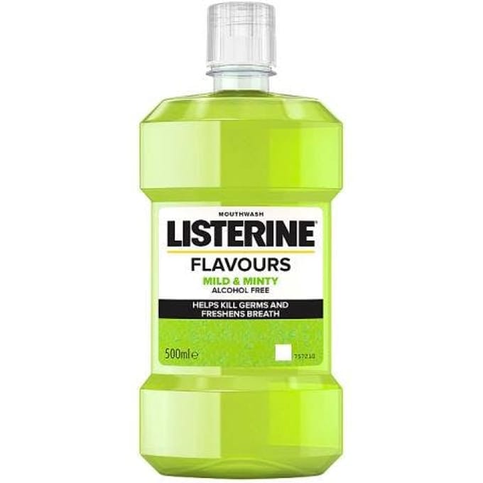 Listerine milde en munt smaak 500 ml