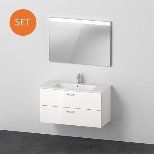 Duravit XBase FurnitureSet 103 cm, with mirror XB007204545