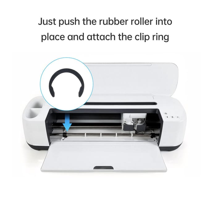 10PCS Anneaux de retenue compatibles avec Maker Maker 3 Explore air pour empêcher le rouleau en caoutchouc de bouger noir