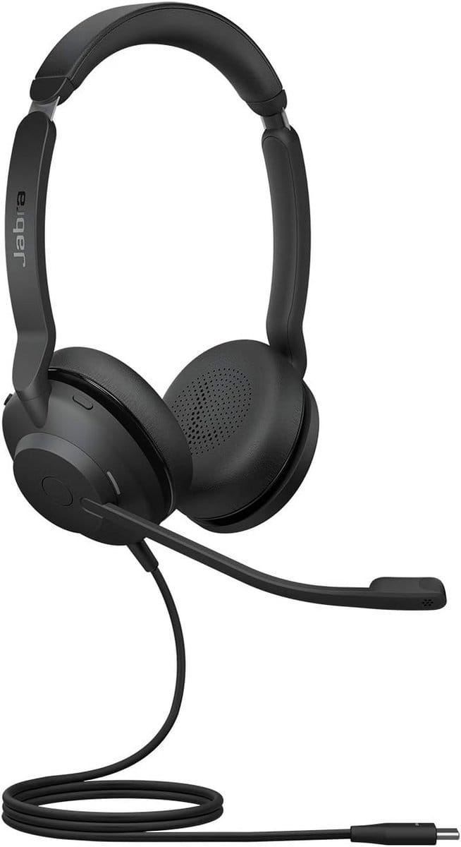 Stereo Headset met Noise Cancelling en USB-C voor Vergaderingen en Bellen