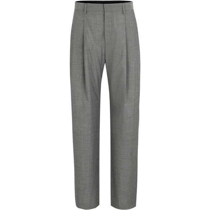 Boss Heren Getailleerde Broek (Zwart)